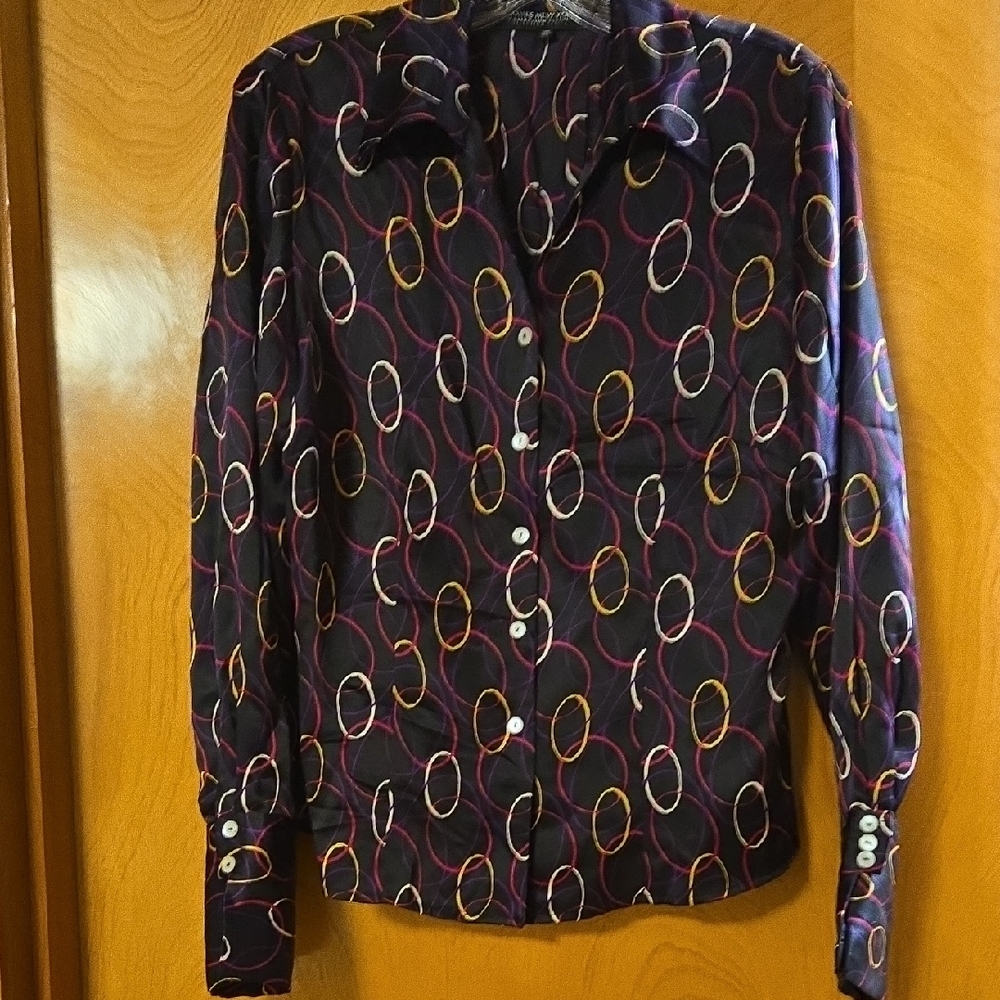 Jones New York Multicolor Patterned Blouse